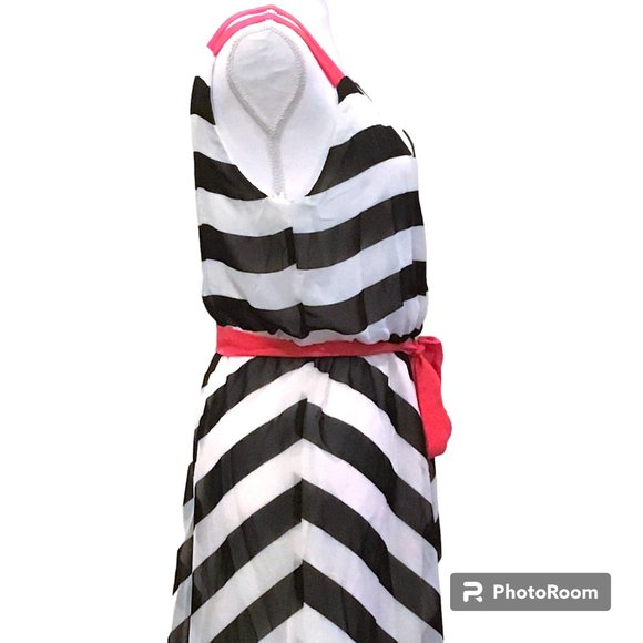 Bisou Bisou Women's Chevron Print Dress - Picture 4 of 7